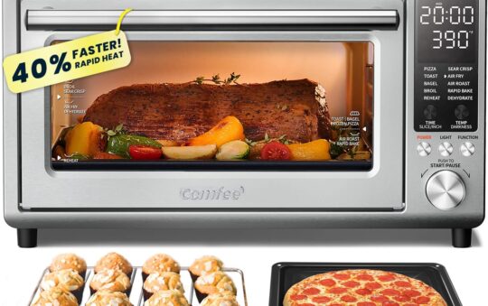 COMFEE’ Toaster Oven Air Fryer FLASHWAVE™ Rapid-Heat Technology Review