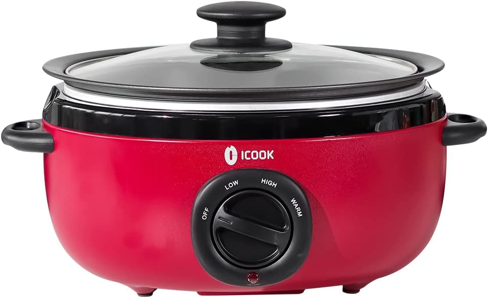 ICOOK USC-65-OP001RD 6.5 Quart Slow Cooker Review